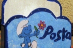 Porta-lettere-puffi